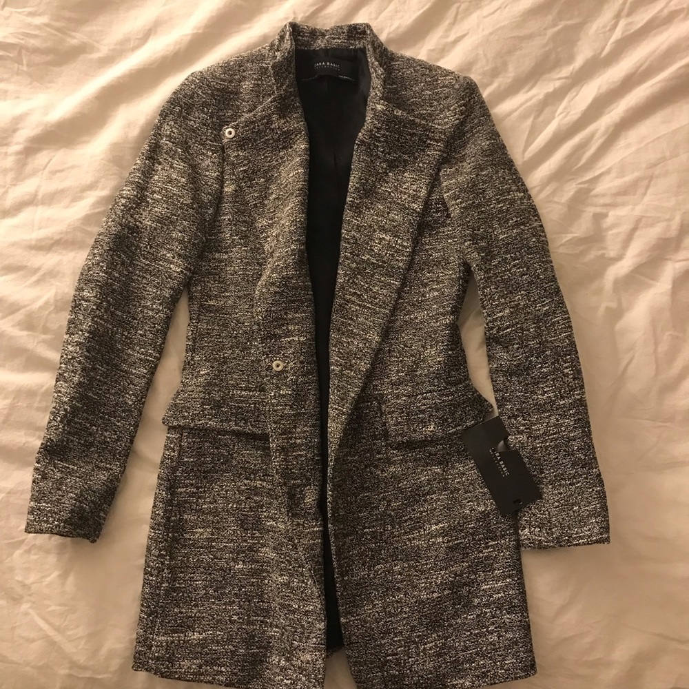 Zara Tweed Coat XS
